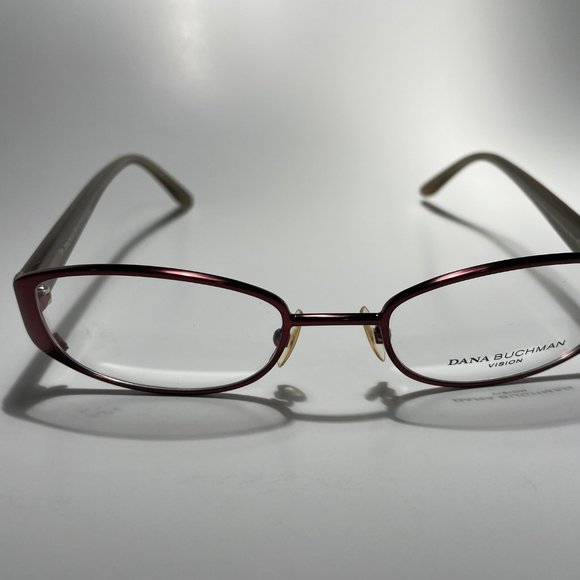 New DANA BUCHMAN Eyeglasses Jonie Burgundy Size 49-19-133 - Picture 5 of 16